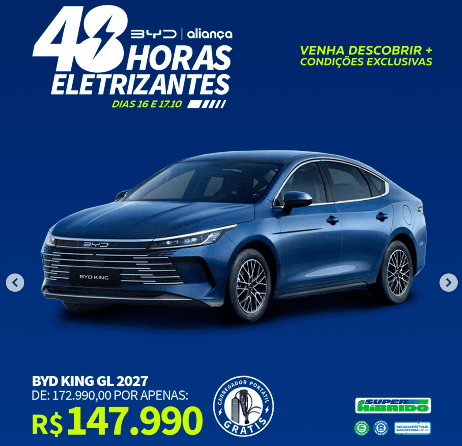 BYD Aliança⚡48h Eletrizantes⚡