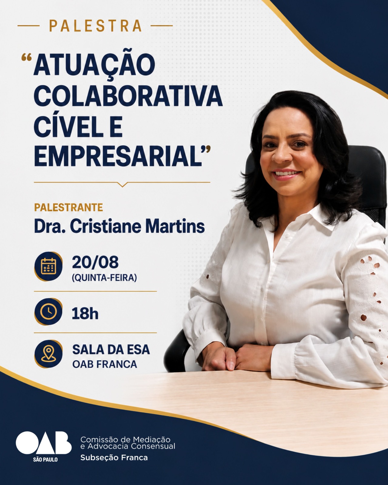 Palestra: Atuação Colaborativa Cível e Empresarial